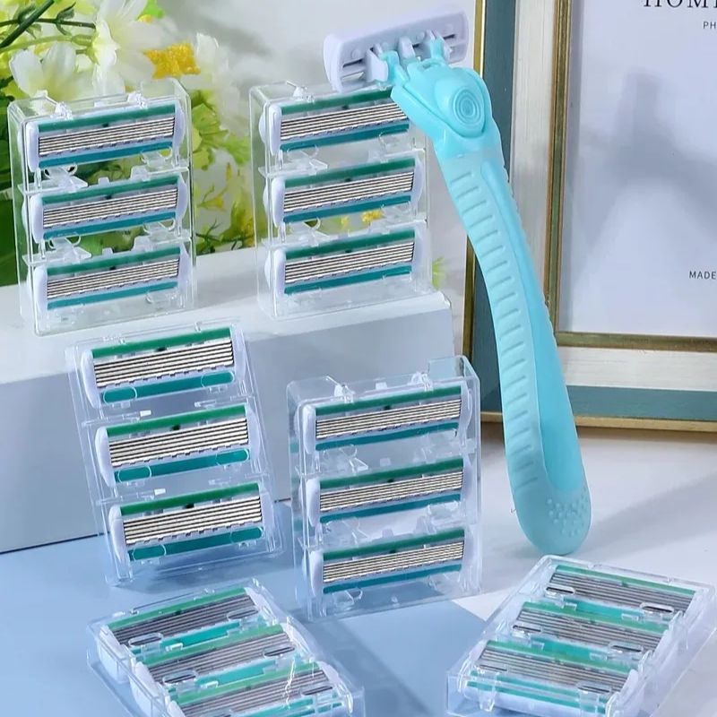 1 Handle + 18 Blades/ Women Ma - Safety Razor Handle avaliação e preço