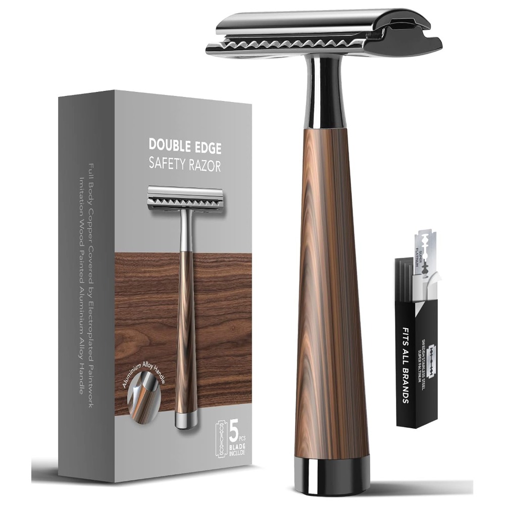 Professional Men's Double Edge - Safety Razor Handle avaliação e preço
