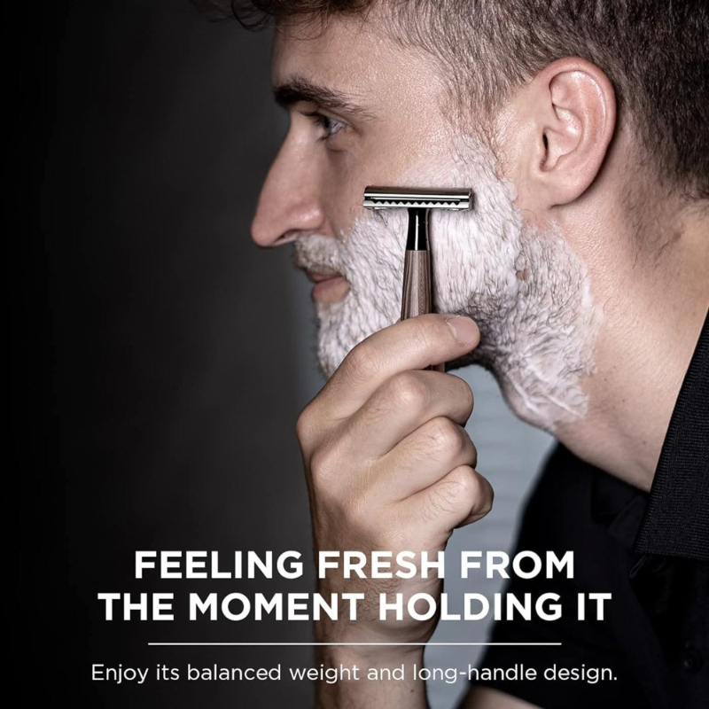 Professional Men's Double Edge - Safety Razor Handle avaliação e preço
