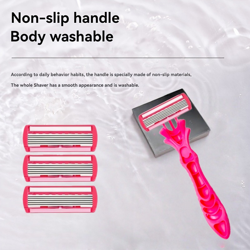 1 Handle + 3/6/24 Blades/ Men  - Safety Razor Handle avaliação e preço