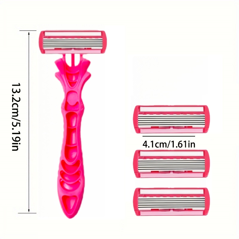 1 Handle + 3/6/24 Blades/ Men  - Safety Razor Handle avaliação e preço