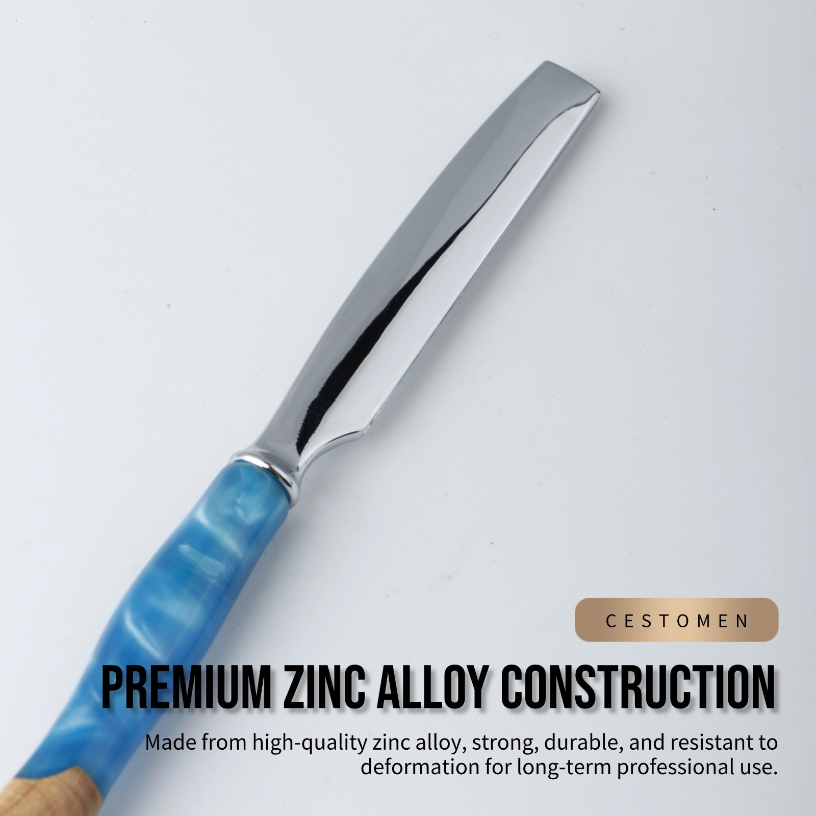1Pcs Pro Resin Wood Handle Bar - Safety Razor Handle avaliação e preço