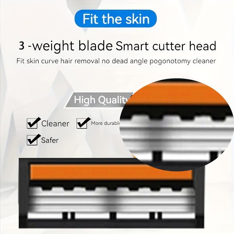 3-layer Shaver sackPremium Sta - Safety Razor Handle avaliação e preço