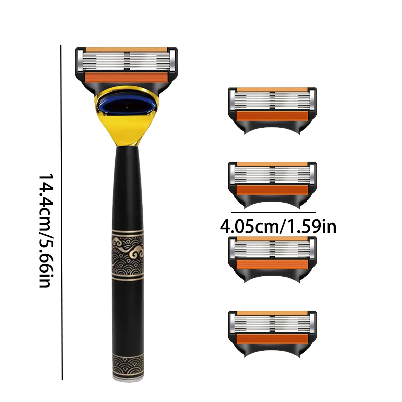 6-layer safety razor stainless - Safety Razor Handle avaliação e preço