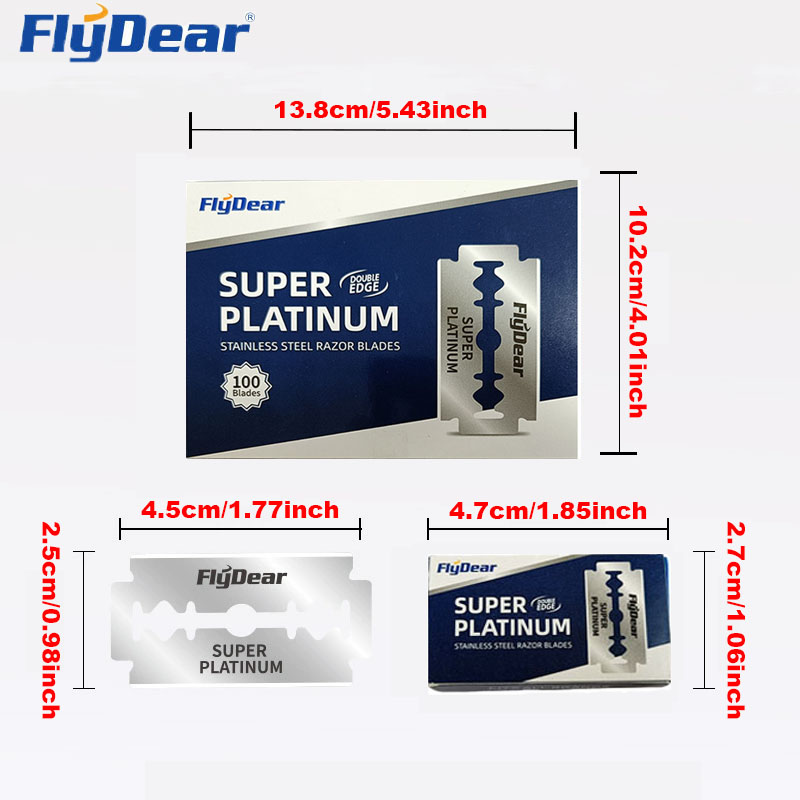 FLYDEAR 10-1000 PCS Stainless  - Safety Razor Handle avaliação e preço