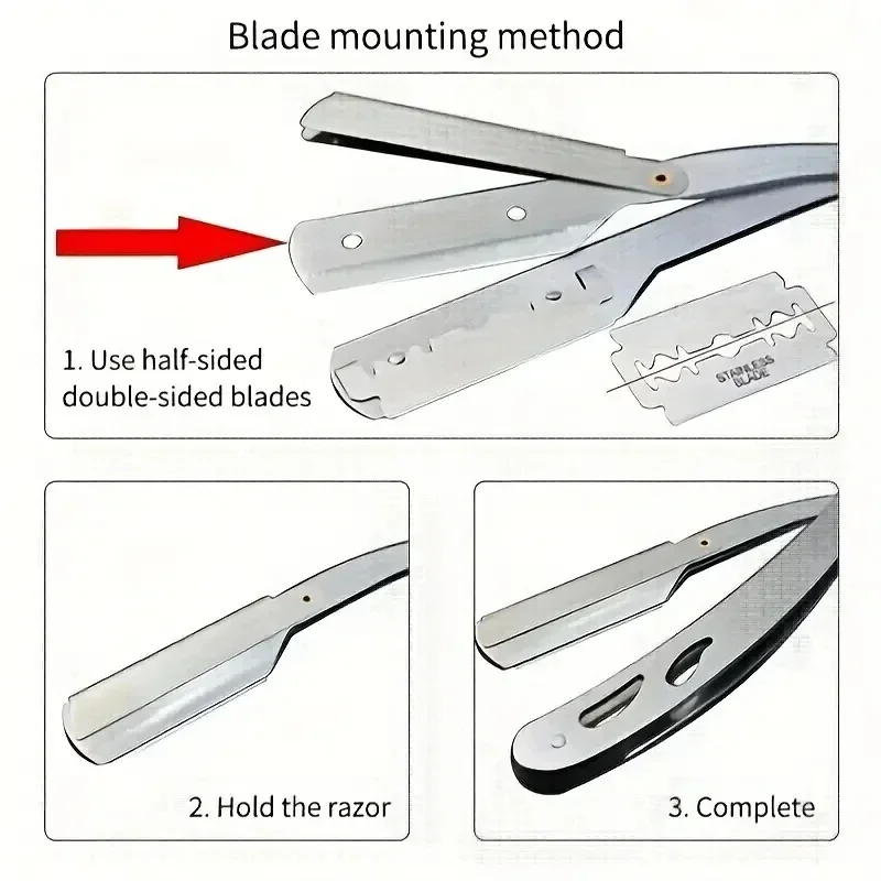 vvocci Men Shaves Blades Folda - Safety Razor Handle avaliação e preço